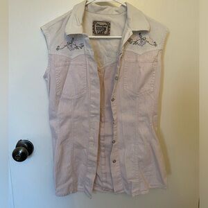 Wrangler Vintage Sleeveless Western Shirt